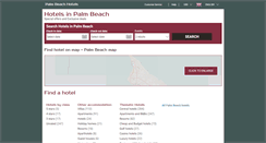 Desktop Screenshot of hotelsinpalmbeach.net